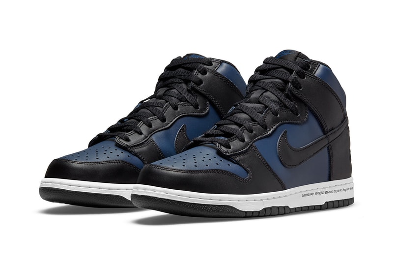 フラグメント x ナイキからダンク 藤原ヒロシ fragment design x Nike から Dunk High の日本限定カラー “Navy/Black” が発売 