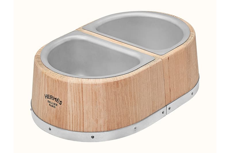 エルメスがシェーヌ・ダンクルに着想したペット用ボウルを発売 Hermès Dog Bowl Release  Chaine d'Ancre motif pets Barrel-Making paris home luxury 