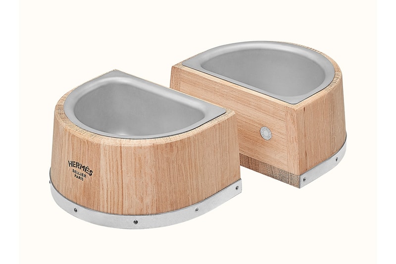 エルメスがシェーヌ・ダンクルに着想したペット用ボウルを発売 Hermès Dog Bowl Release  Chaine d'Ancre motif pets Barrel-Making paris home luxury 