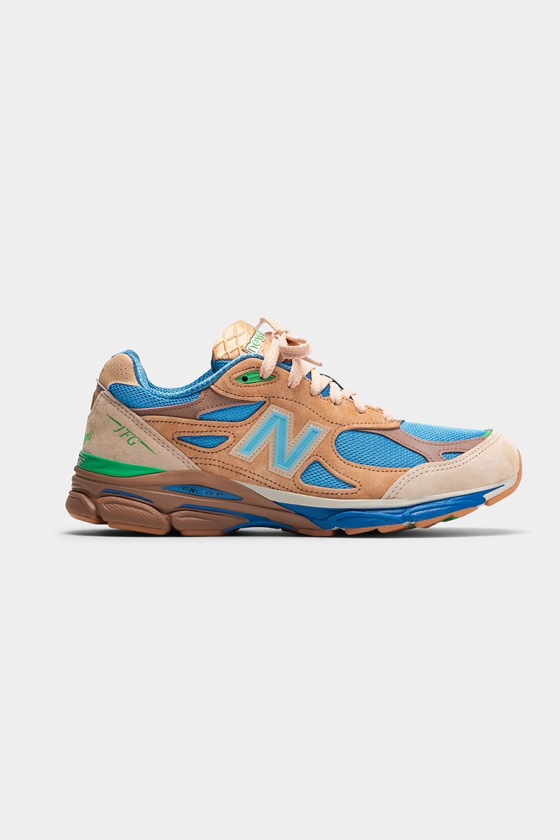 シカゴを拠点とするクリエーター ジョー・フレッシュグッズ と New Balance のコラボ 990v3 “Outside Clothes” が登場