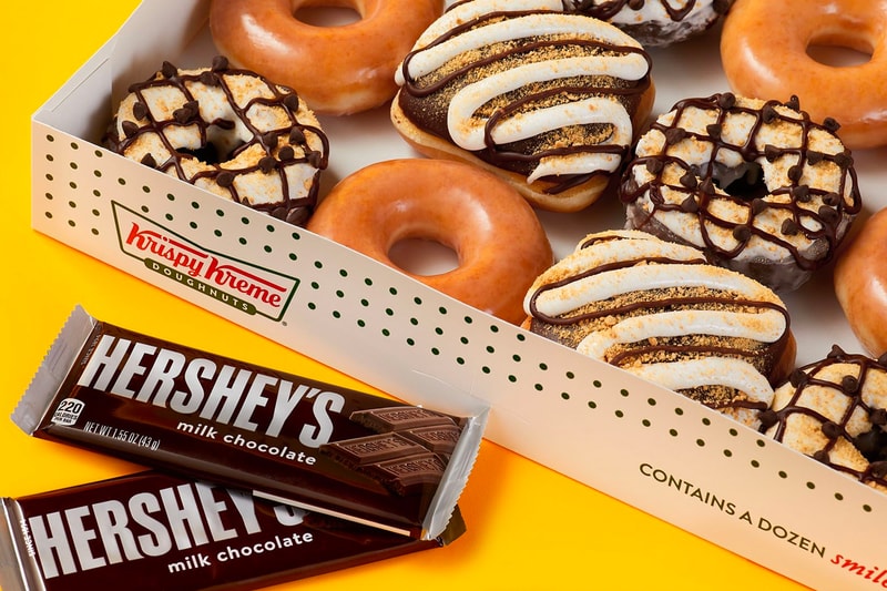 海外のクリスピー・クリーム・ドーナツとハーシーがスモアの日を祝した限定ドーナツを発売 Krispy Kreme and Hershey’s S'mores Donuts Limited-Edition Release National S'mores Day