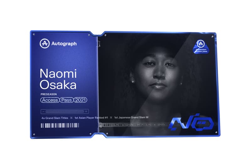 大坂なおみがプレシーズンマッチのためのエヌエスティーをリリース Naomi Osaka Drops Her Own 'Preseason Access' NFTs Autograph Tom Brady release info