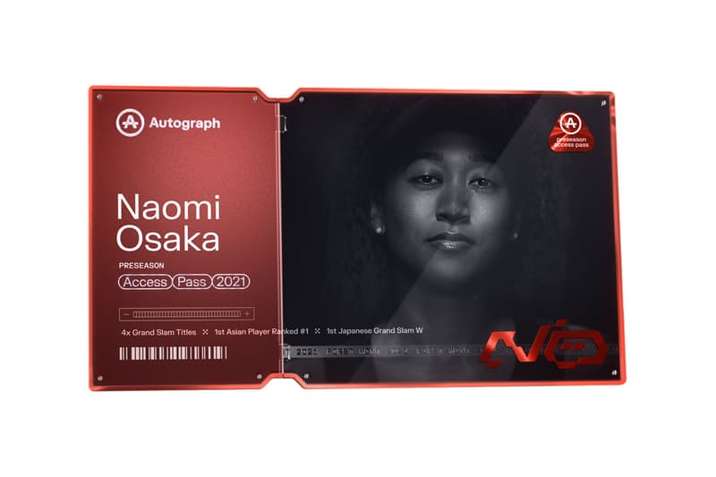 大坂なおみがプレシーズンマッチのためのエヌエスティーをリリース Naomi Osaka Drops Her Own 'Preseason Access' NFTs Autograph Tom Brady release info