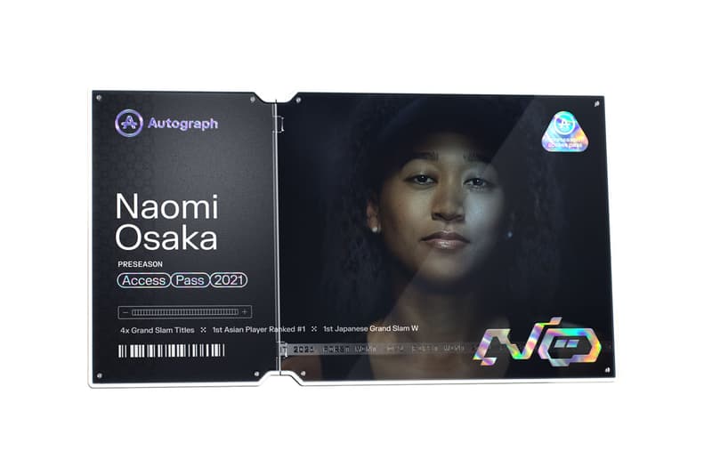 大坂なおみがプレシーズンマッチのためのエヌエスティーをリリース Naomi Osaka Drops Her Own 'Preseason Access' NFTs Autograph Tom Brady release info