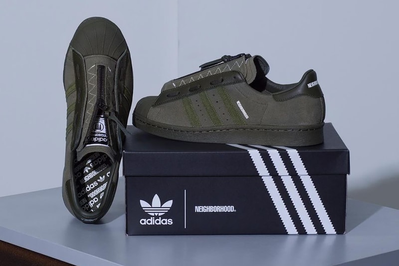 ネイバーフッド x アディダス オリジナルス による最新コラボモデル SS80S NBHD が登場 neighborhood adidas originals superstar 80s black olive white release date infos store list buying guide photos price 