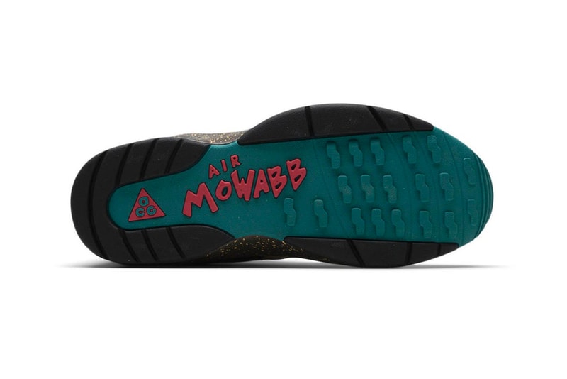 ナイキ ACG からエアモワブの発売30周年を記念した新色モデルが登場 Nike ACG Air Mowabb Twine 30th Anniversary Release Info DC9554-700 Date Buy Price Fusion Red Club Gold Teal Charge