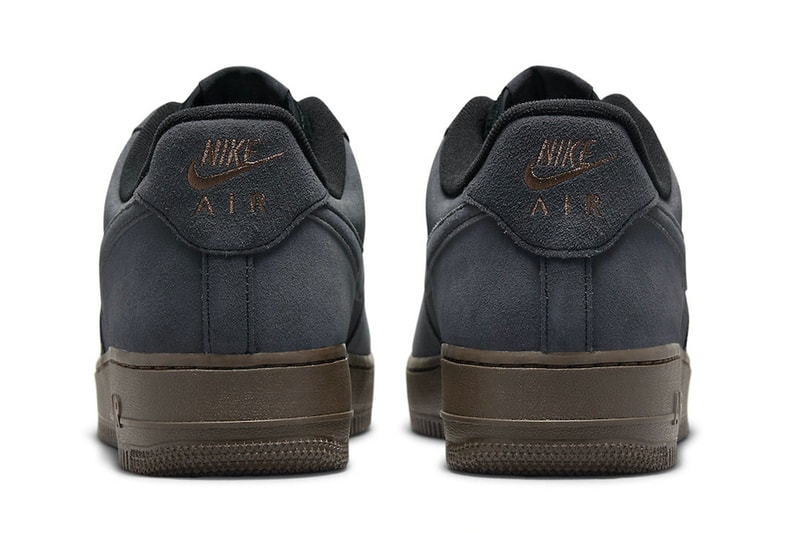 ナイキからアーシーな土臭さがたまらないエア フォース 1が登場 Nike Unveils Suede Air Force 1 Lows In "Off Noir" DO6730-001 dark chocolate-white nike air force 1 summit white fuzzy suede uppers winter footwear sneakers