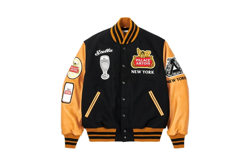 パレス スケートボードとベルギーのビールブランド ステラ アルトワのコラボコレクション第2弾が公開 palace stella artois fall winter 2021 lookbook release details information buy cop purchase london soho new york skateboards