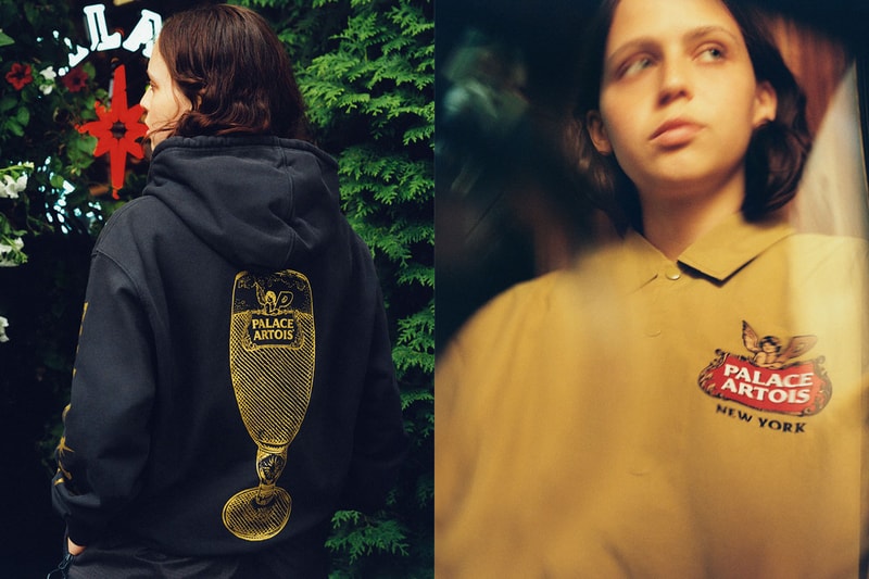 パレス スケートボードとベルギーのビールブランド ステラ アルトワのコラボコレクション第2弾が公開 palace stella artois fall winter 2021 lookbook release details information buy cop purchase london soho new york skateboards