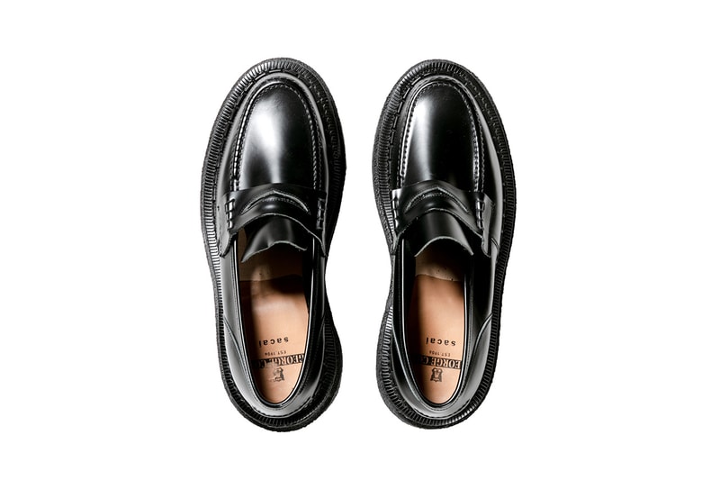 サカイからジョージコックス sacai から George Cox とのコラボフットウェアが販売開始