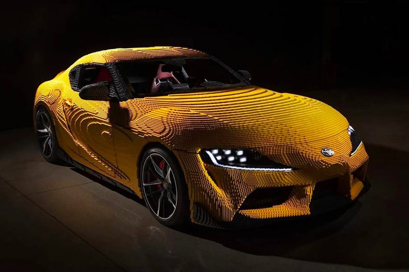LEGO® が走行可能な実物大 TOYOTA SUPRA を製作