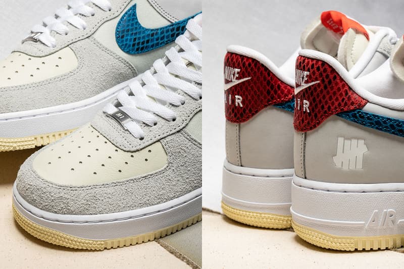 アンディフィーテッド x ナイキによる “ダンク vs AF-1” シリーズ第2弾が発売 undefeated nike sportswear dunk vs af1 air force 1 5 on it pack official release date info photos price store list buying guide