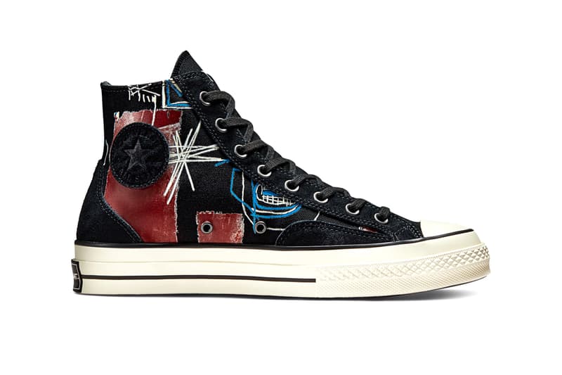 バスキアxコンバースからスニーカーを含むアパレルコレクションとカスタマイズサービスがローンチ Jean-Michel Basquiat Converse Chuck 70 Chuck Taylor All Star Skidgrip 172585C 172586F Release Kings of Egypt III Kings of Egypt II Pez Dispenser Untitled (World Famous)