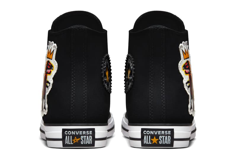 バスキアxコンバースからスニーカーを含むアパレルコレクションとカスタマイズサービスがローンチ Jean-Michel Basquiat Converse Chuck 70 Chuck Taylor All Star Skidgrip 172585C 172586F Release Kings of Egypt III Kings of Egypt II Pez Dispenser Untitled (World Famous)