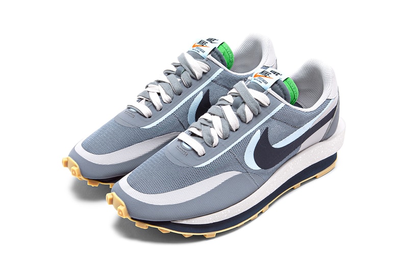 クロット x サカイ x ナイキによるLDワッフルに新たなカラーウェイが登場 clot edison chen sacai chitose abe nike ldwaffle kiss of death 2 k.o.d. obsidian grey navy release information official look october 7 details buy cop purchase