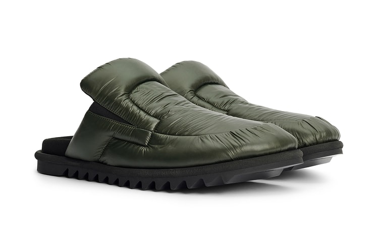 Dries Van Noten からパファージャケットのようなアッパーのミュールが登場