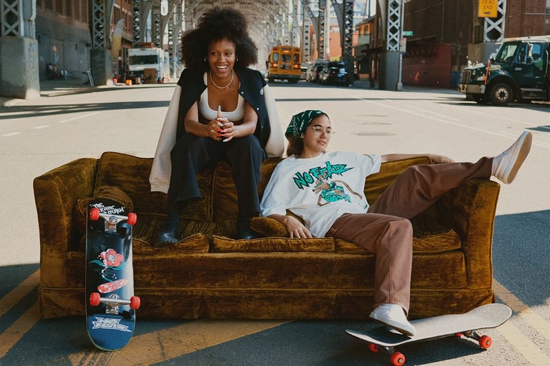 エイチアンドエムがノーフィアおよびガールズスケートクルー スケートキッチンとのコラボアイテムをリリース H&M  No Fear skate kitchen 2021 fall collaboration collection release info