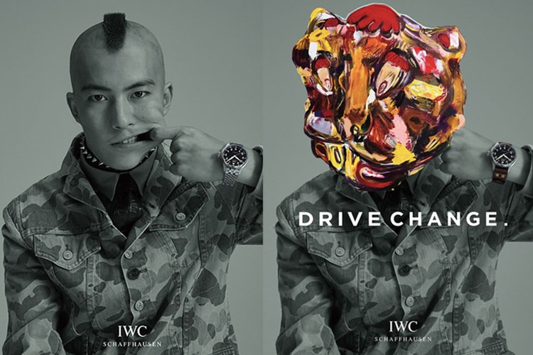 UPDATE:IWC の新作 Big Pilot’s Watch 43 が表参道 / 原宿の街をポスタージャック