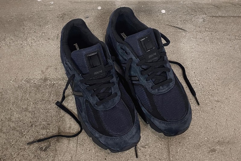 ジョウンドがニューバランスとの最新コラボ990v4を披露 jjjjound new balance 990v4 navy release info date store list buying guide photos price 