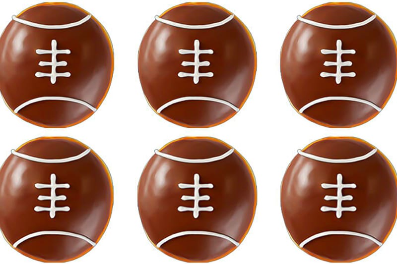 アメリカの Krispy Kreme Doughnuts が NFL 開幕に向けてアメフト型ドーナツを発売
