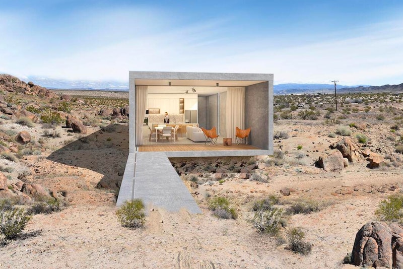 プライベートデザートが満喫できる “El Cemento Uno House” が誕生 KUD properties Urbarc Design Studio Joshua Tree El Cemento Uno home minimalism homes house architecture design 