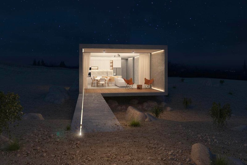プライベートデザートが満喫できる “El Cemento Uno House” が誕生 KUD properties Urbarc Design Studio Joshua Tree El Cemento Uno home minimalism homes house architecture design 