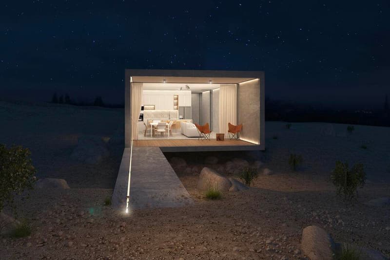 プライベートデザートが満喫できる “El Cemento Uno House” が誕生 KUD properties Urbarc Design Studio Joshua Tree El Cemento Uno home minimalism homes house architecture design