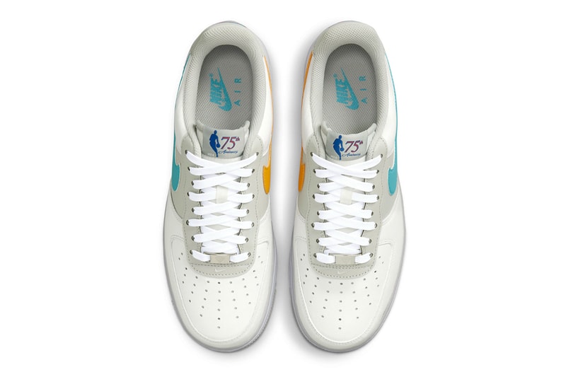 NBAオールスターゲームのユニフォームに着想したナイキエアフォース1ロー “Fiesta”が登場 Nike Expands NBA 75th Anniversary Collection With Air Force 1 Low "Fiesta" 1996 all-star uniforms DC8874-100 san antonio
