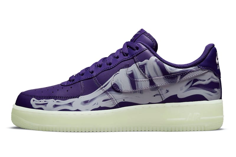 Nike のハロウィンシーズンの恒例モデル Air Force 1 “Skeleton” に新色が登場