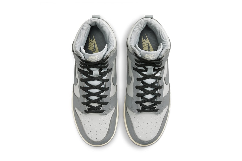 ナイキからグレーでまとめたウィメンズ向け ダンクハイが登場 nike dunk high gray black aged midsoles DD1869 001 release date info store list buying guide photos price 