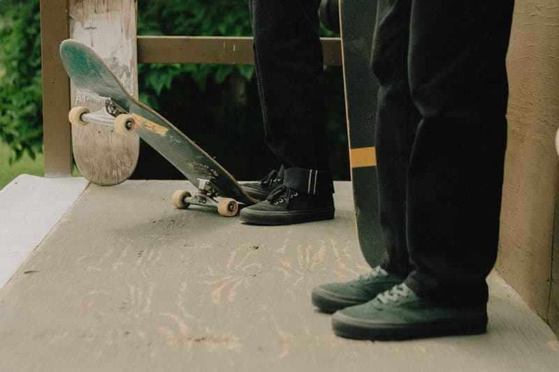 ノア x ヴァンズから今季の最新コラボスニーカー2型が発売 noah vault by vans steve caballero authentic forest green black tan wheat official release date info photos price store list buying guide