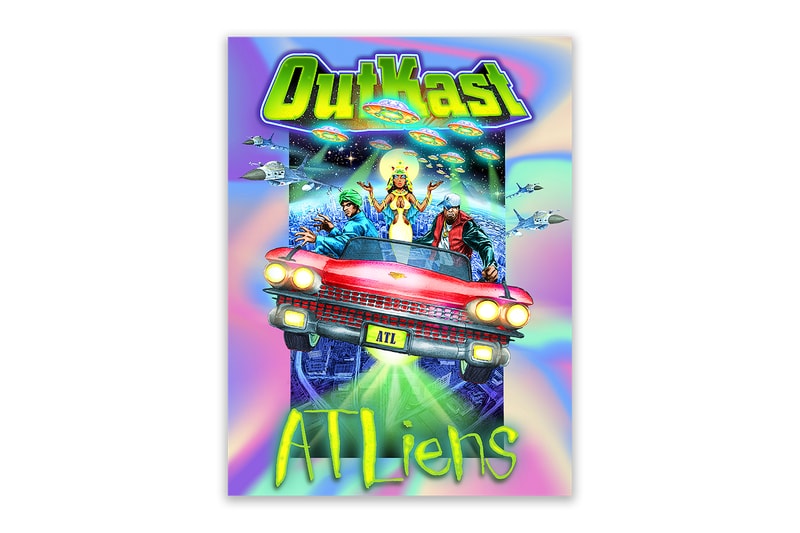 アウトキャストの 2nd アルバム『ATLiens』の発売25周年を記念したマーチャンダイズがリリース Outkast ATLiens 25th Anniversary Merch Release info André 3000 Big Boi