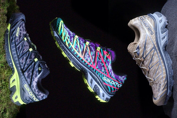 PALACE SKATEBOARDS x Salomon によるカモフラ柄のコラボ XT-6 がリリース