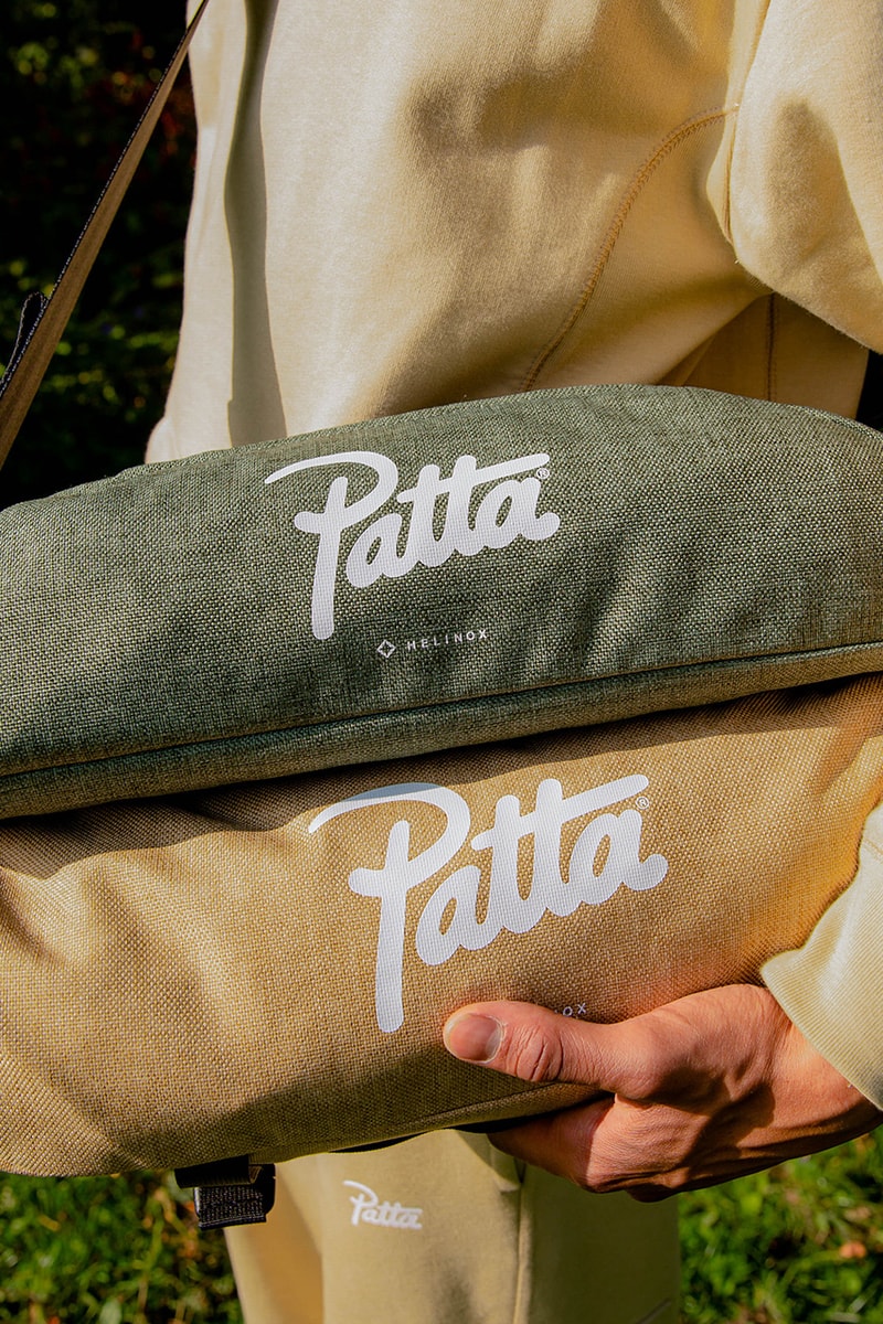 パタ x ヘリノックス による最新コラボカプセルコレクションがリリース patta Helinox camping capsule chair one table furniture 