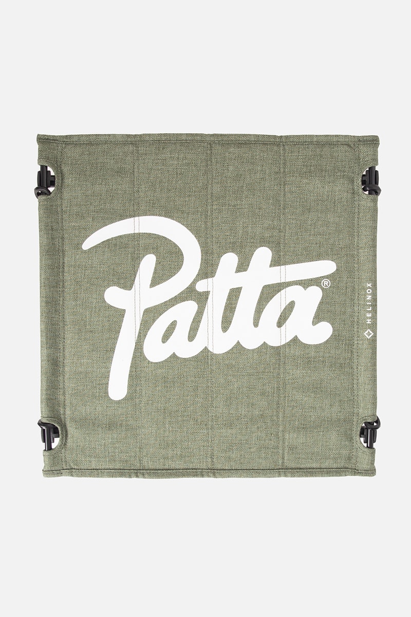パタ x ヘリノックス による最新コラボカプセルコレクションがリリース patta Helinox camping capsule chair one table furniture 