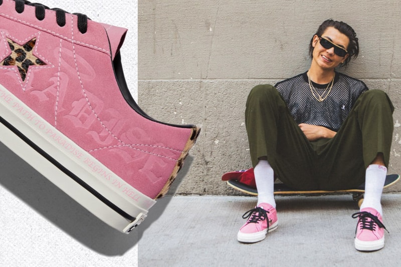 人気スケーター ショーン・パブロ xコンバース コンズから最新コラボスケートシューズ ワン スター プロがリリース sean pablo converse cons one star 90s pink black egret leopard 171325C paradis3 official release date info photos price store list buying guide