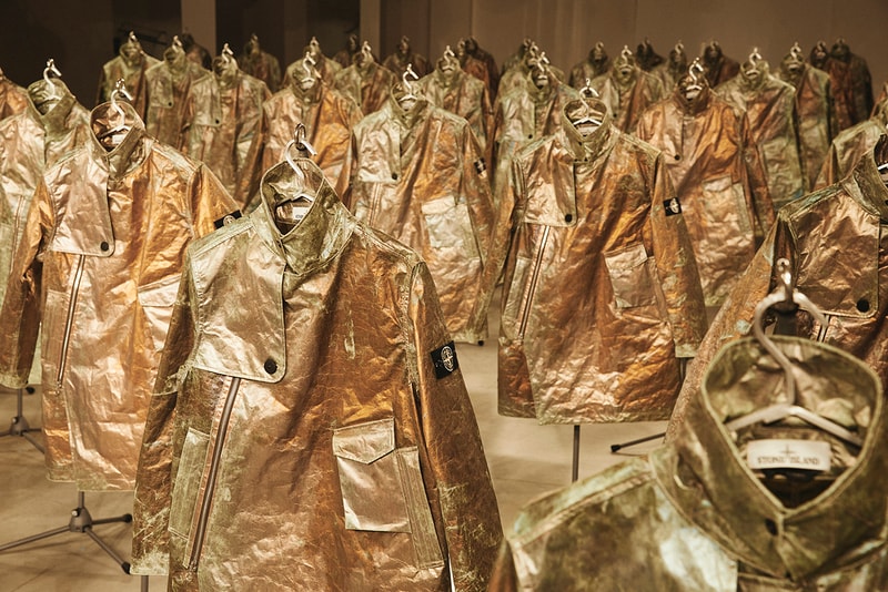 Stone Island がミラノ・デザインウィーク 2021で最新プロジェクトを発表 stone island prototype research series 05 copper oxidation carlo rivetti milan design week installation details information