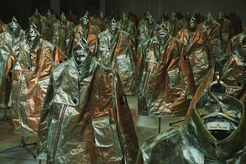 Stone Island がミラノ・デザインウィーク 2021で最新プロジェクトを発表 stone island prototype research series 05 copper oxidation carlo rivetti milan design week installation details information