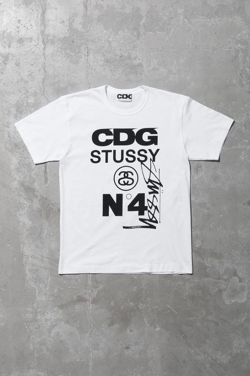 ステューシー x CDGが最新コラボアイテムをリリース コムデギャルソン stussy Comme des Garçons coach jacket grey hoodie black white t shirt fall 2021 dover street market