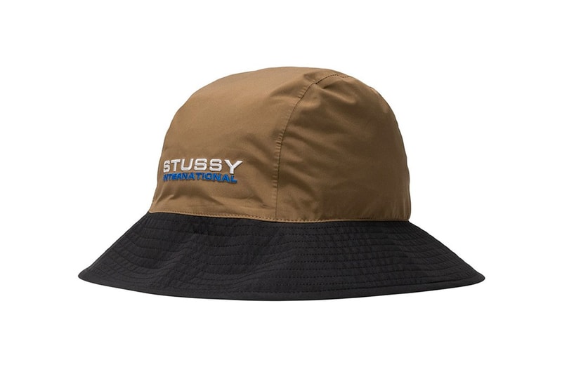 STÜSSY が GORE-TEX® をフィーチャーしたカプセルコレクションを発表 Stüssy Releases Weatherized Gore-Tex Capsule Fall collection breathable waterproof windproof packable YKK aqua seal zippers stussy international 3 panel 75 denier waterproof bucket hats outdoors city release info 