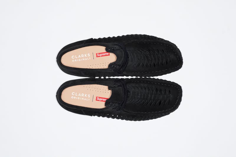 シュプリーム x クラークス Supreme x Clarks Originals から編み込みパターンを取り入れた涼しげな Wallabee がリリース