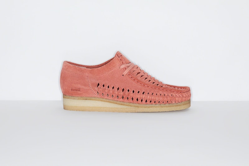 シュプリーム x クラークス Supreme x Clarks Originals から編み込みパターンを取り入れた涼しげな Wallabee がリリース