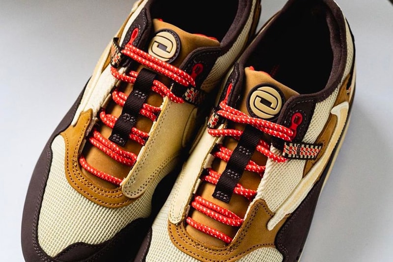 トラヴィス・スコット x ナイキ エアマックス 1 カクタスジャック “バロックブラウン” のディテールをチェック Travis Scott Nike Air Max 1 Baroque Brown Detailed Look Release Info DO9392-200 Date Buy Price Cactus Jack
