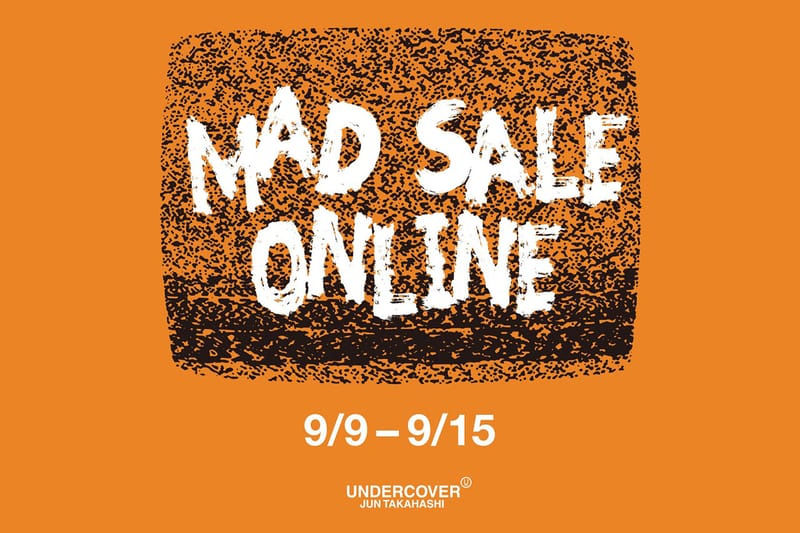 UNDERCOVER が期間限定セール MAD SALE ONLINE を開催