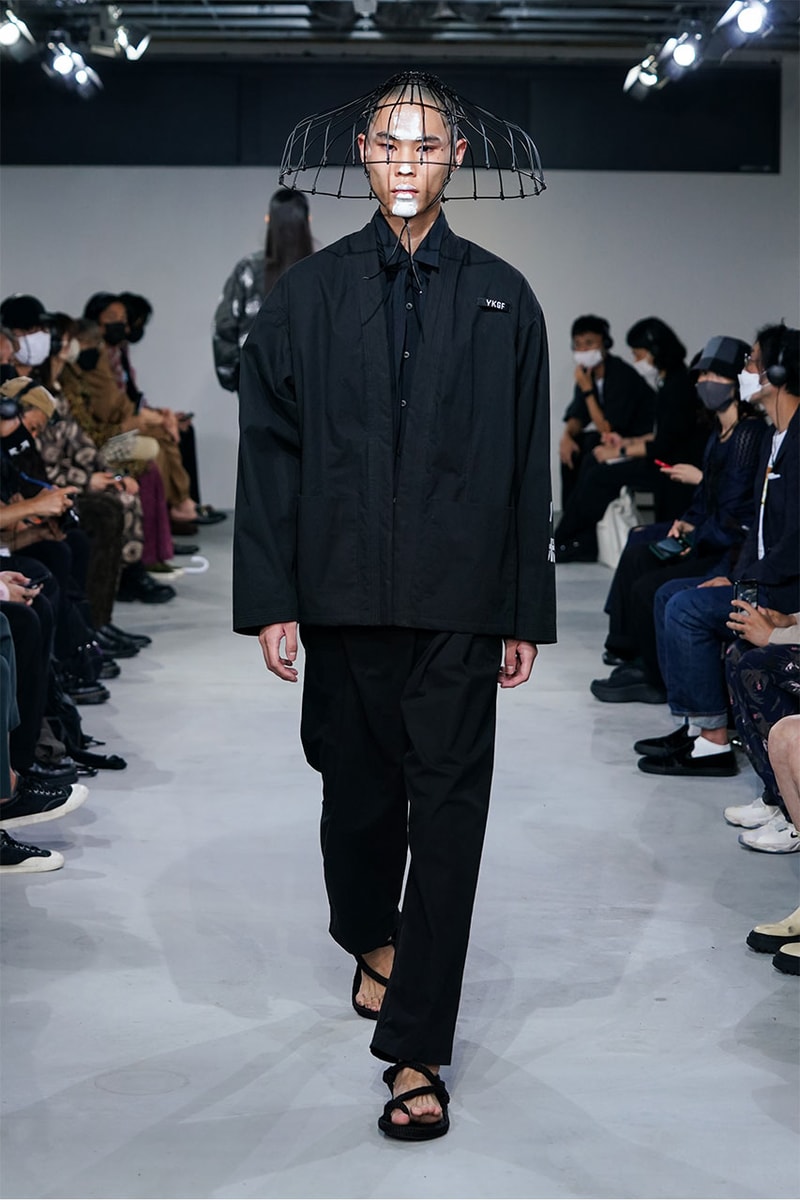 ヨシオクボ22年春夏コレクション yoshiokubo 2022 spring summer collection lookbook info yoshio kubo