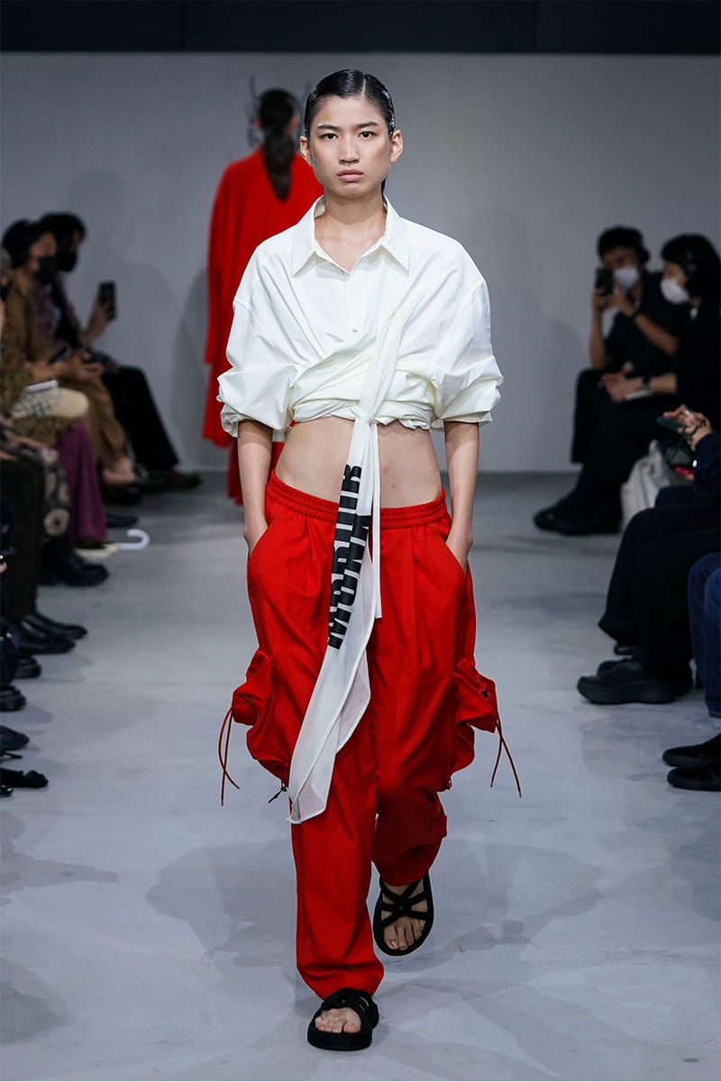 ヨシオクボ22年春夏コレクション yoshiokubo 2022 spring summer collection lookbook info yoshio kubo