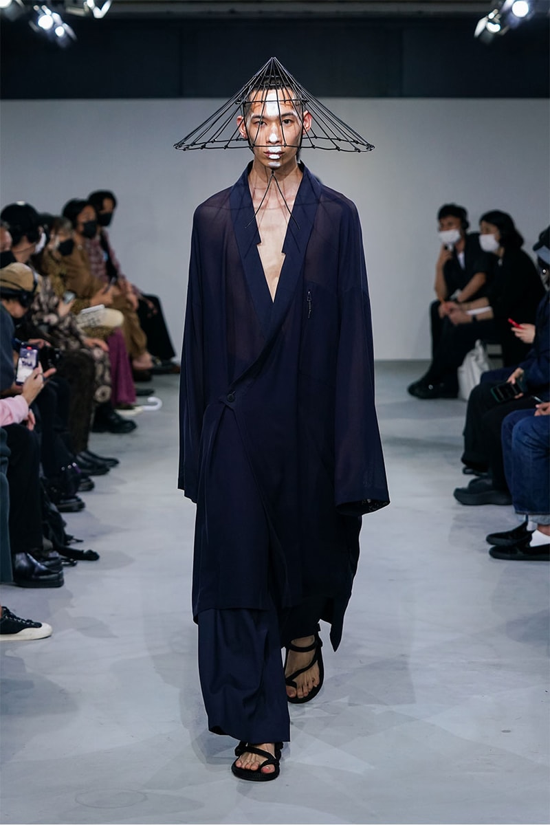 ヨシオクボ22年春夏コレクション yoshiokubo 2022 spring summer collection lookbook info yoshio kubo