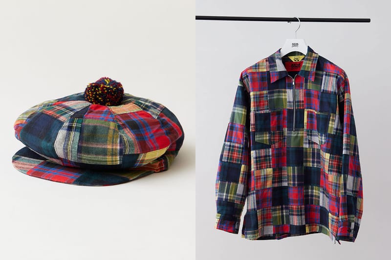 5525gallery x 小木“Poggy”基史がネルシャツのパッチワークを活かしたアイテム2型をドロップ