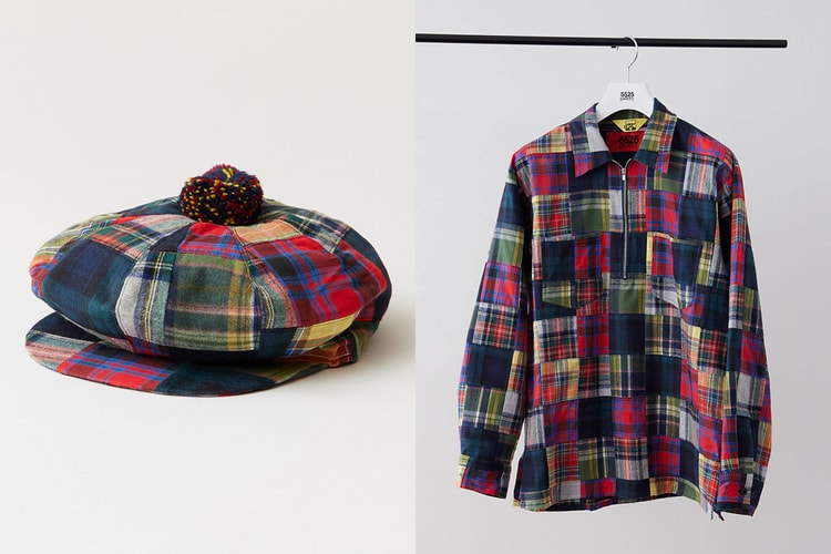 5525gallery x 小木“Poggy”基史がネルシャツのパッチワークを活かしたアイテム2型をドロップ