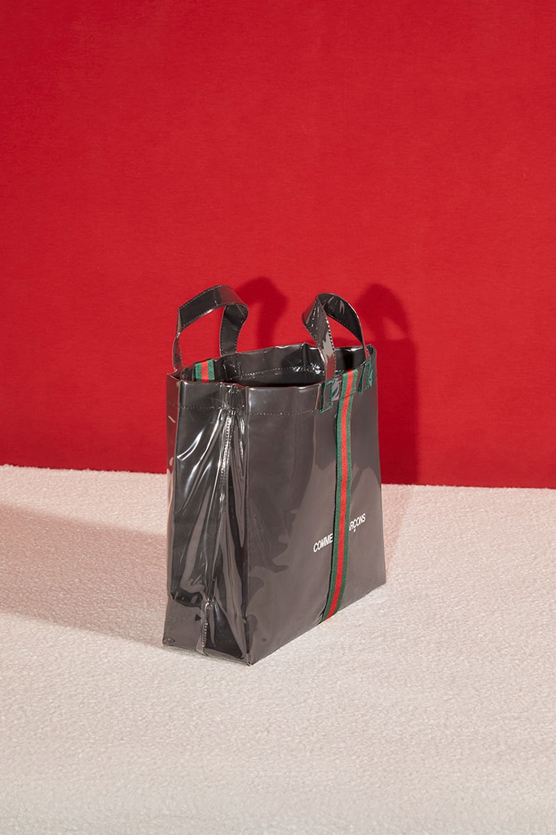 グッチ x コム デ ギャルソン による最新コラボトートバッグが発売 Gucci and Comme des Garçons Release New Limited-Edition Shopper Tote Fashion